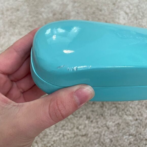Kate Spade Tiffany Blue Eye Glasses Case - Picture 5 of 8